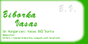 biborka vasas business card